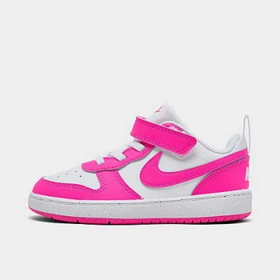 Nike Babies'  Kids' Toddler Court Borough Low Recraft Stretch Lace Casual Shoes In Multi