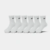 Nike Babies'  Kids' Toddler Dri-fit Crew Socks (6-pack) In White
