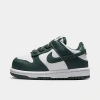 Nike Babies'  Kids' Toddler Dunk Low Casual Shoes In White/vintage Green/white