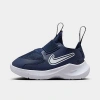 Nike Babies'  Kids' Toddler Flex Runner 3 Running Shoes In Midnight Navy/white