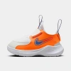Nike Babies'  Kids' Toddler Flex Runner 3 Running Shoes In White/total Orange/team Orange/astronomy Blue
