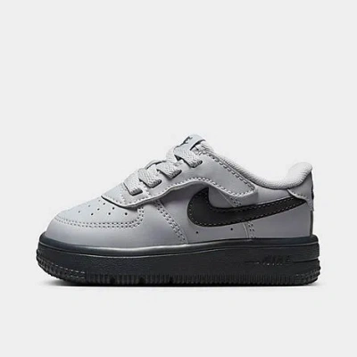 Nike Babies'  Kids' Toddler Force 1 Low Easyon Casual Shoes In Wolf Grey/dark Smoke Grey