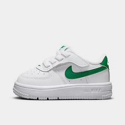 Nike Kids' Toddler Force 1 Low Easyon Stretch Lace Casual Shoes (4c-7c) In White