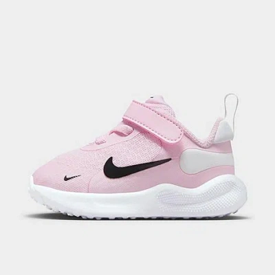Nike Babies'  Kids' Toddler Revolution 7 Stretch Lace Running Shoes In Pink