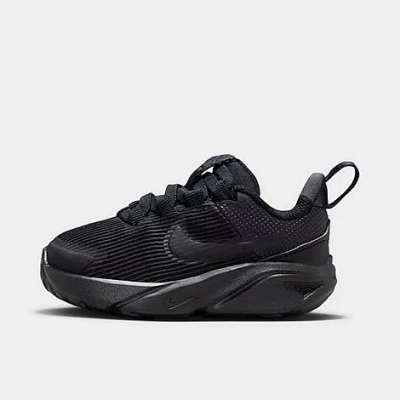 Nike Kids' Toddler Star Runner 4 Running Shoes In Black/black/anthracite/black