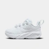 Nike Babies'  Kids' Toddler Star Runner 4 Running Shoes In White/white/white/pure Platinum