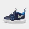 Nike Babies'  Kids' Toddler Team Hustle D 11 Casual Shoes In Midnight Navy/light Photo Blue/barely Grape/barely Volt