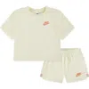 Nike Kids' Towel Terry T-shirt & Shorts Set