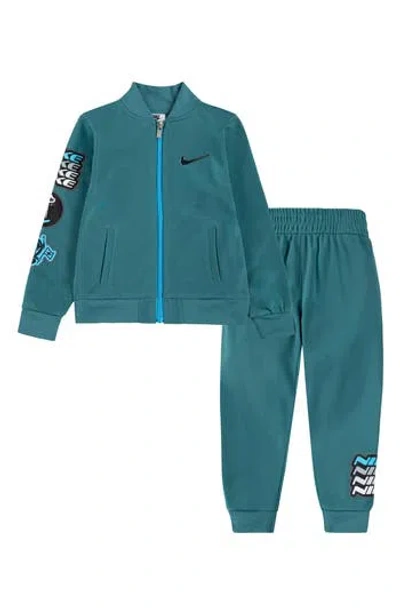 Nike Kids' Tricot Jacket & Joggers Set In Green