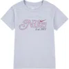 Nike Kids' Varsity Prep Heart Cotton Blend Graphic T-shirt In Blue