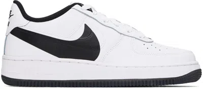Nike Kids White Air Force 1 Lv8 4 Big Kids Sneakers In White/white
