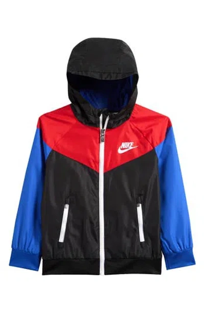 Nike Kids' Windrunner Water Resistant Hooded Jacket In Multi