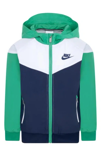 Nike Kids' Windrunner Water Resistant Hooded Jacket In Multi