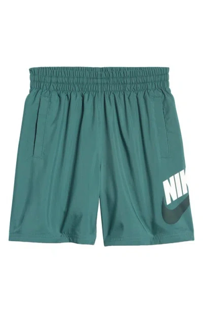 Nike Kids' Woven Shorts In Green