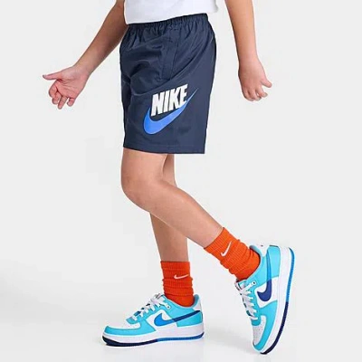Nike Kids' Woven Shorts In Midnight Navy