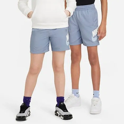 Nike Kids' Woven Shorts In Ashen Slate