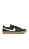 Nike Killshot 2 Leather In Black/gum Medium Brown/white