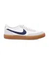 Nike Killshot Sneakers With Gum Sole In White And Navy In White