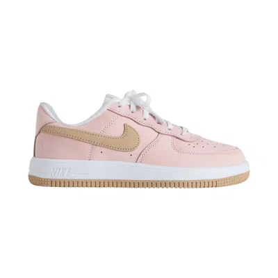 Pre-owned Nike Kith X  Air Force 1 Low Ps 'un-linen' | Pink | Kid's Size 13.5