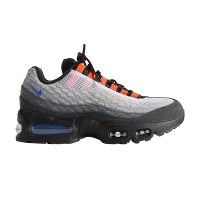 Pre-owned Nike Kith X  Air Max 95 Gs 'knicks' | Grey | Kid's Size 7 In Gray