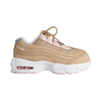 Pre-owned Nike Kith X  Air Max 95 Td 'linen' | Tan | Infant Size 4