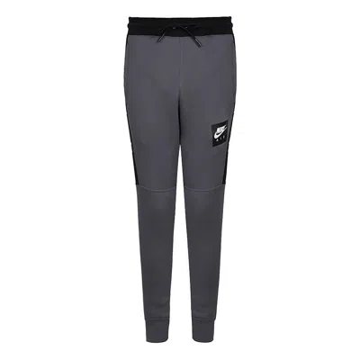 Nike Knit Bundle Feet Casual Sports Pants Men's Grey In Gray