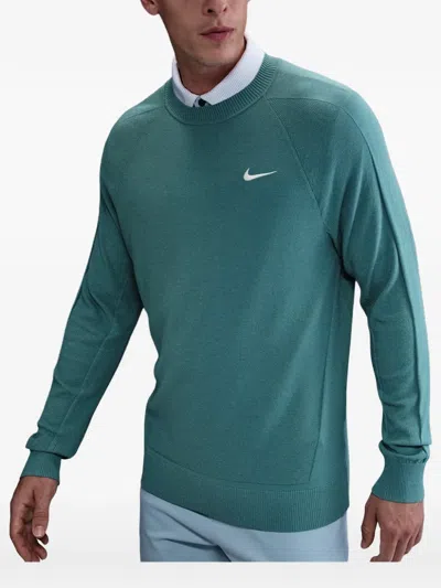 Nike Knit Crew-neck Sweatshirt In Green