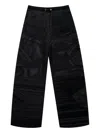 Nike Knit Mesh Trousers In Black