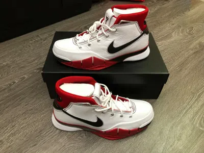 Pre-owned Nike Kobe 1 Protro 2006 "all Star" White Varsity Red Mens Sizes Aq2728-102 In White Red Black