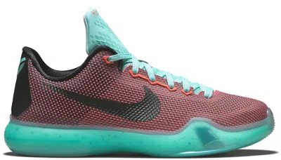 Pre-owned Nike Kobe 10 Easter Sneakers In Hot Lava/sunset Glow/black