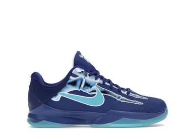 Pre-owned Nike Kobe 5 Xray Sneakers In Deep Royal Blue/baltic Blue/glacier Blue