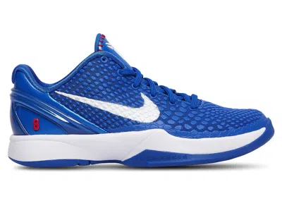 Pre-owned Nike Kobe 6 Dodgers Sneakers In Game Royal/white/university Red