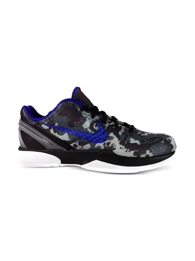 Nike Kids' Kobe 6 Gs Camo Sneakers In Blue