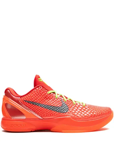 Nike Kobe 6 Protro "reverse Grinch" Sneakers In Red