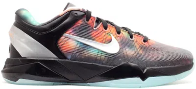 Pre-owned Nike Kobe 7 Galaxy Sneakers In Black/metallic Silver/total Orange In Multi