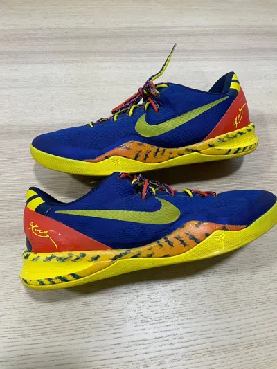 Pre-owned Nike Kobe 8 Barcelona Blue Shoes