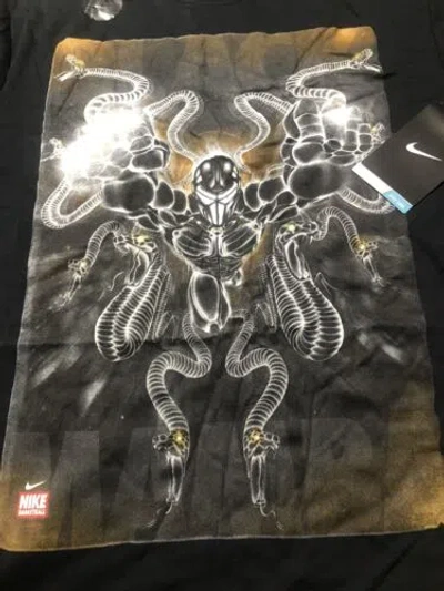 Pre-owned Nike Kobe 8 Black Mamba Superhero Super Hero Rare Shirt Large