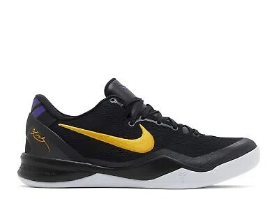 Pre-owned Nike Kobe 8 Protro Lakers Away In Black