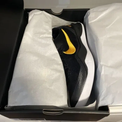Pre-owned Nike Kobe 8 Protro Lakers Away Black Gold Ds Deadstock Men's Size 11 Hf9550-001