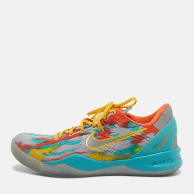 Pre-owned Nike Kobe 8 Protro Venice Beach Size 41 Multicolor Knit Fabric Low Top Sneakers