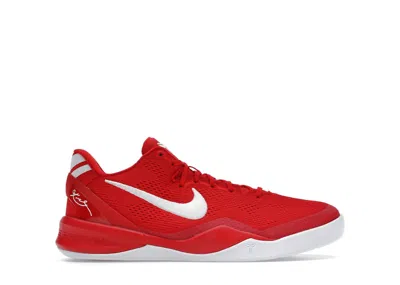 Pre-owned Nike Kobe 8 Sneakers In University Red/white In Multi