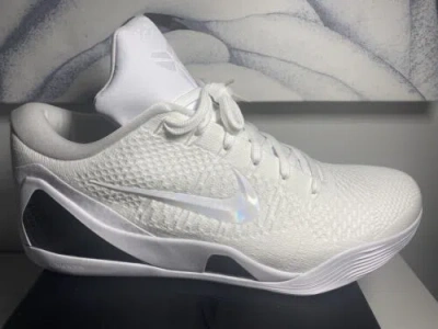Pre-owned Nike Kobe 9 Elite Low Protro Halo Fz7334-100 Size 8-13 In White