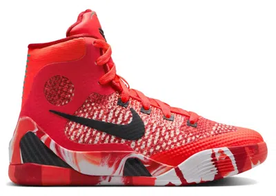 Pre-owned Nike Kobe 9 Elite Protro Christmas (2024) Sneakers In Bright Crimson/black/white In Multi