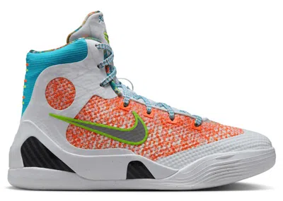 Pre-owned Nike Kobe 9 Elite Protro What The (2025) Sneakers In White/reflective Silver/chlorine Blue