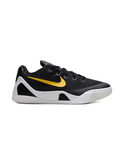 Nike Kobe 9 Em Gs "halo" Basketball Sneakers In Black