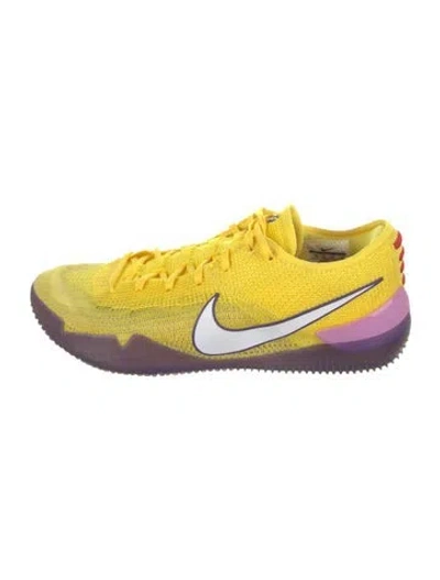 Pre-owned Nike Kobe A.d. Nxt 360 Yellow Strike Athletic Sneakers