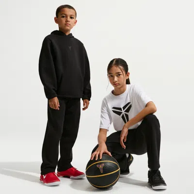 Nike Kobe Big Kids' Dri-fit Fleece Basketball Pants In Black