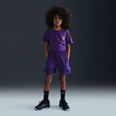 Nike Kobe Big Kids' Dri-fit Shorts In Purple