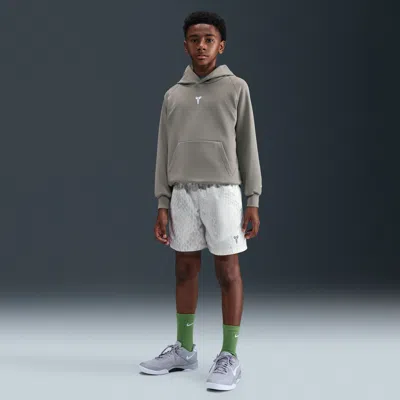 Nike Kobe Big Kids' Lightweight Woven Basketball Shorts In Gray