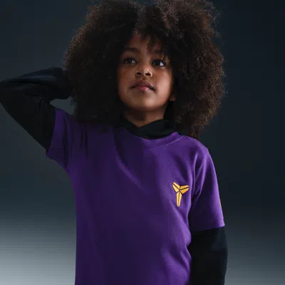 Nike Kobe Big Kids' T-shirt In White/white